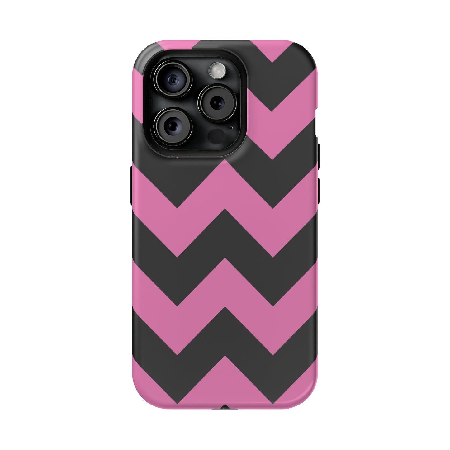 Black and Pink Chevron Stripes