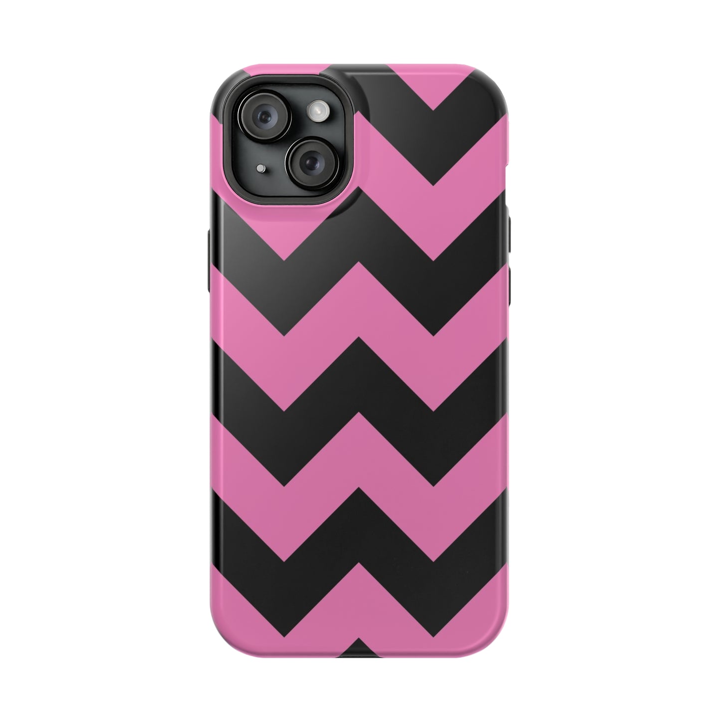 Black and Pink Chevron Stripes